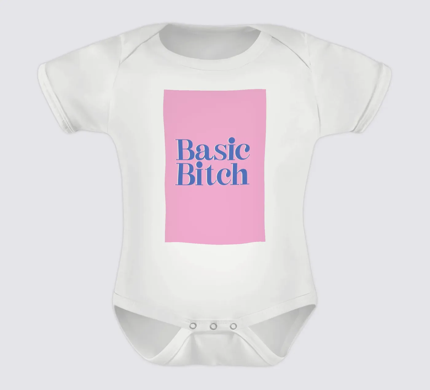 Basic Bitch body neonato maniche corte da Ayleen