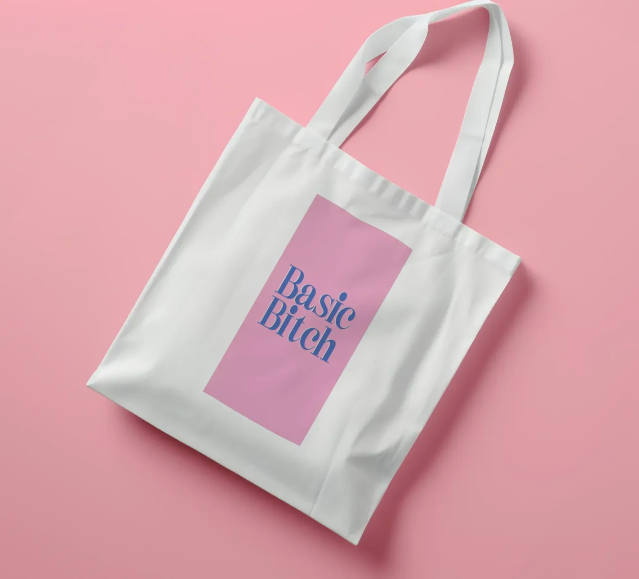 Basic Bitch borsa in juta da Ayleen