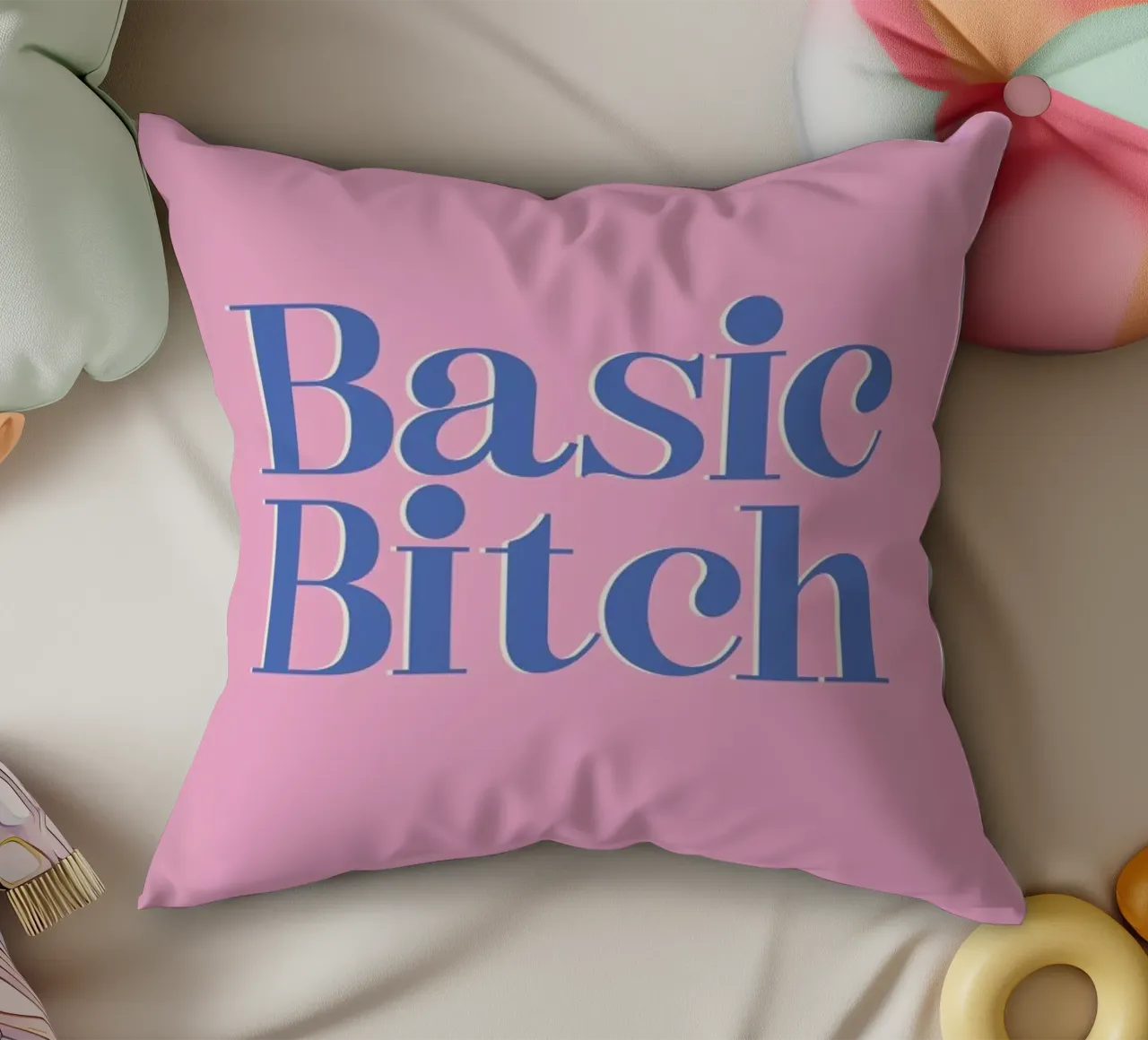 Basic Bitch cuscino da Ayleen