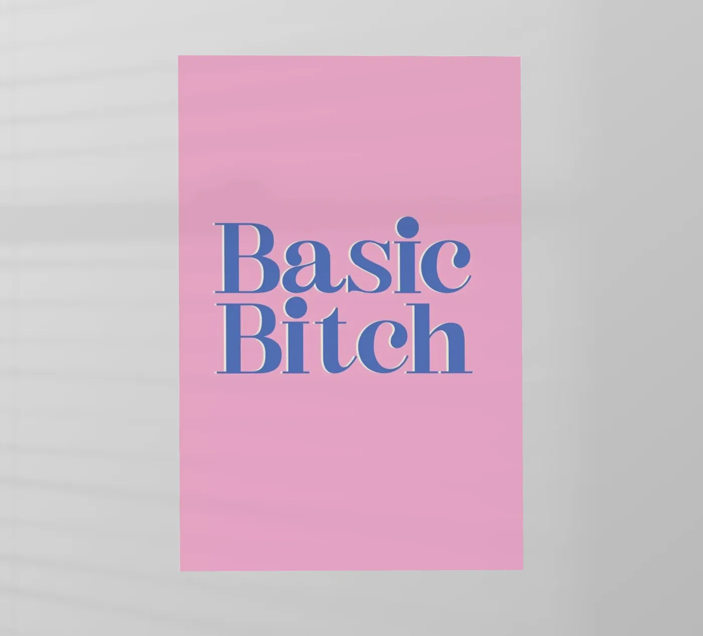 Basic Bitch backlit film by Ayleen