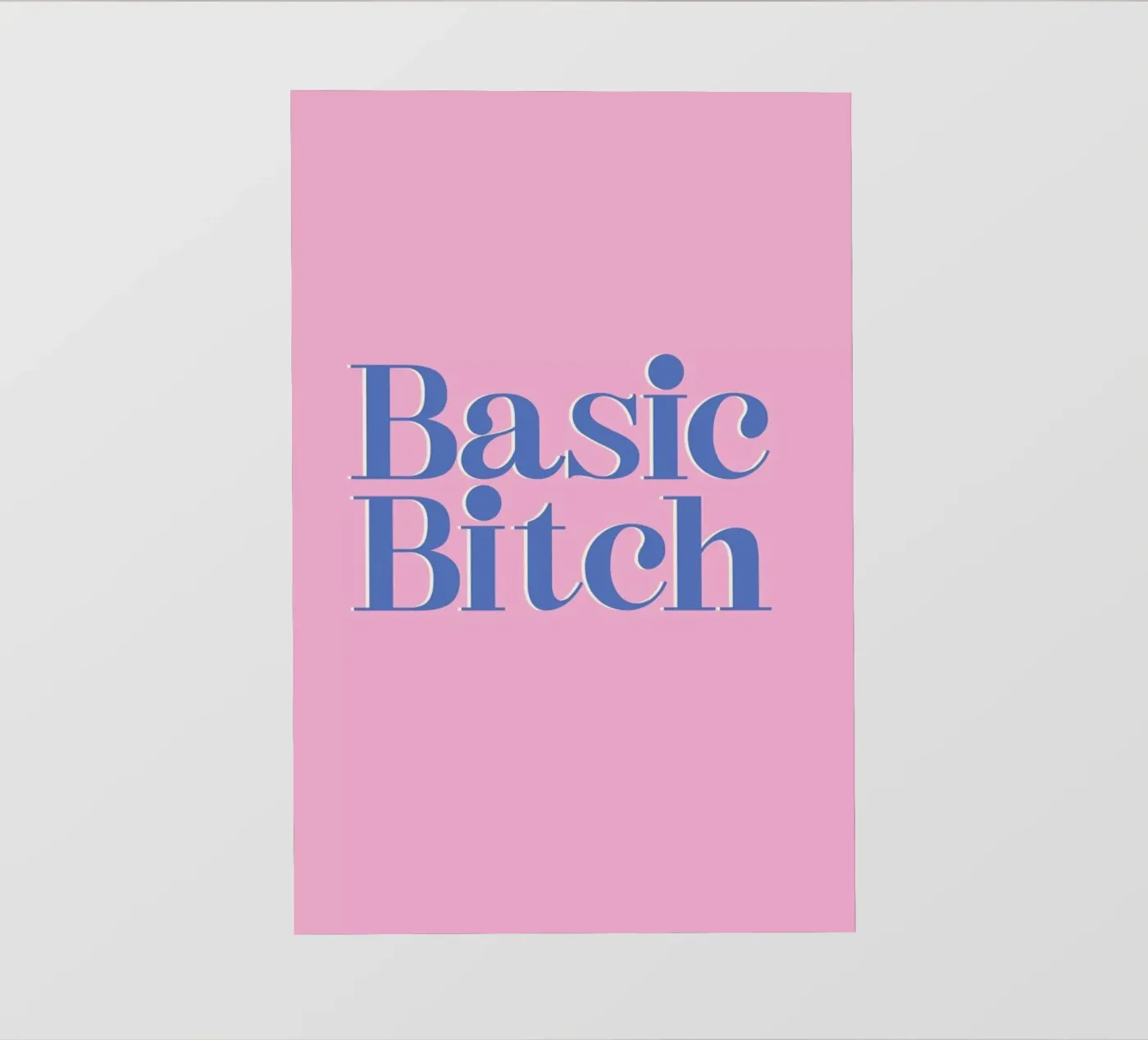 Basic Bitch backlit film by Ayleen