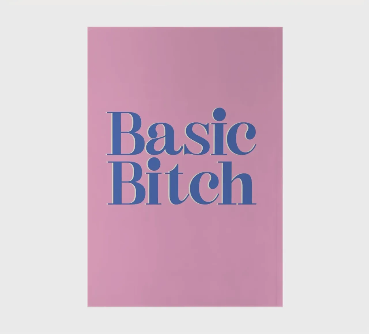 Basic Bitch carnet de notes de Ayleen