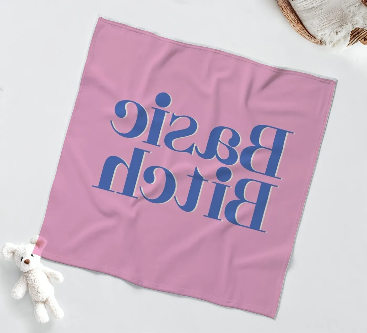 Basic Bitch fleece blanket by Ayleen