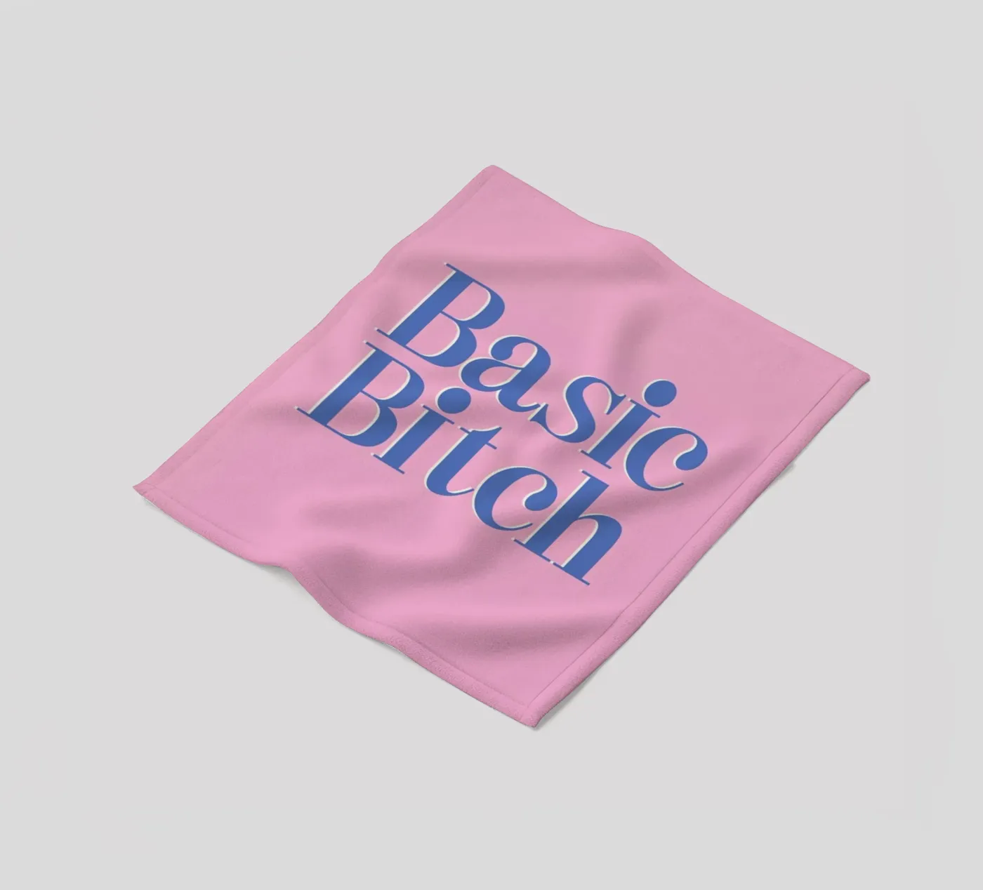 Basic Bitch fleece blanket by Ayleen
