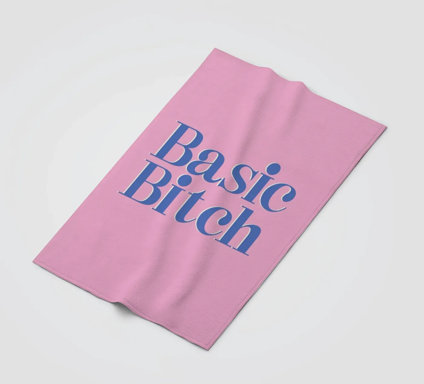 Basic Bitch fleece blanket by Ayleen