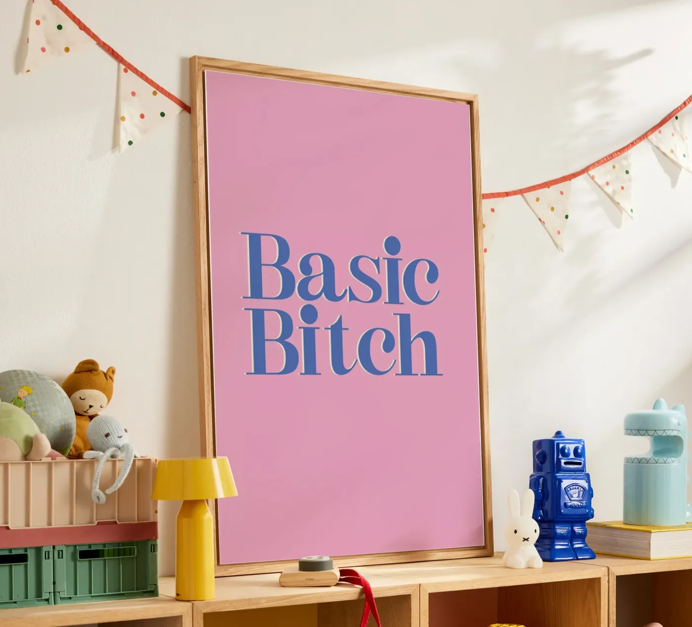 Basic Bitch Acryl-Glas von Ayleen