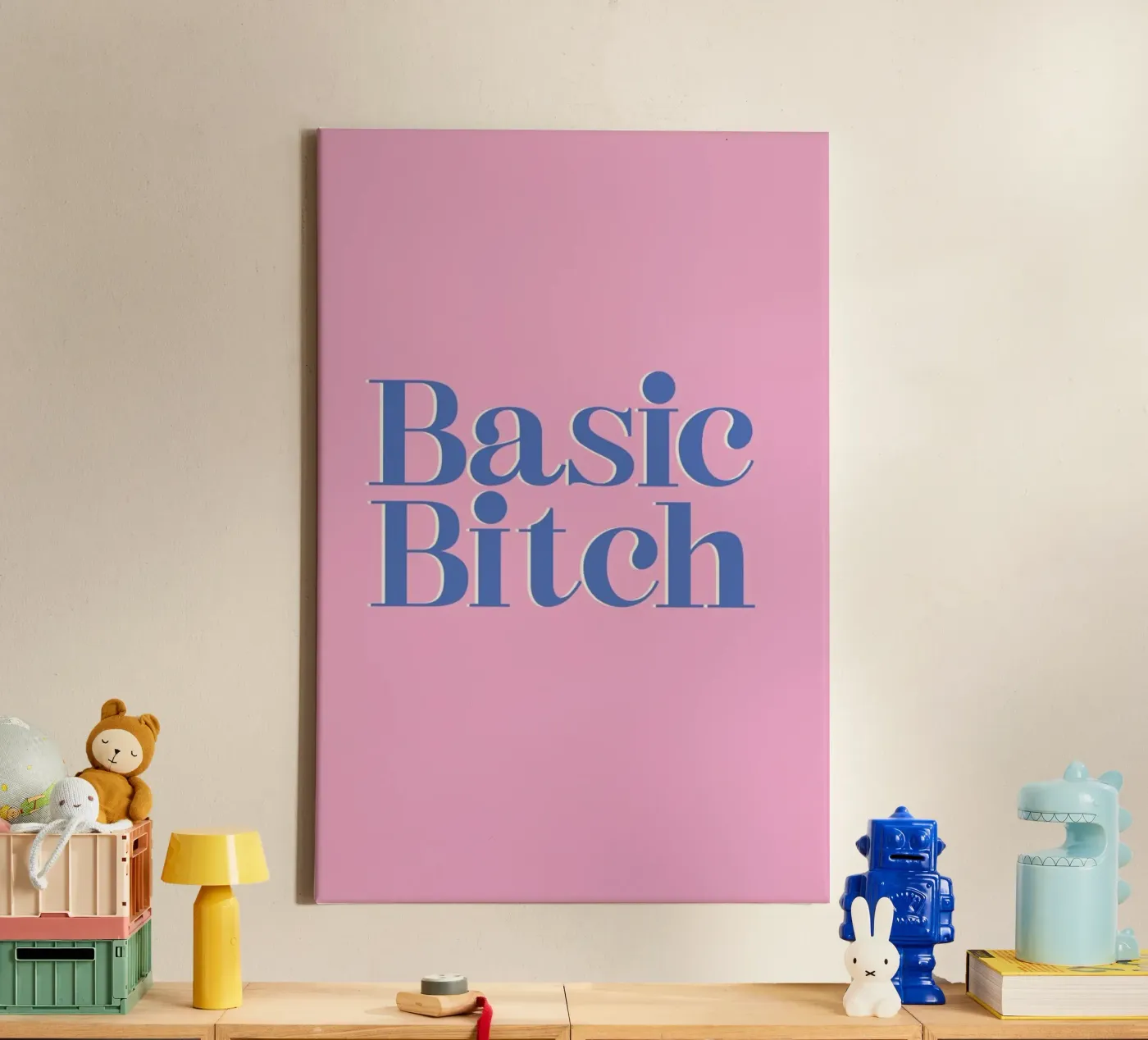 Basic Bitch canvas van Ayleen