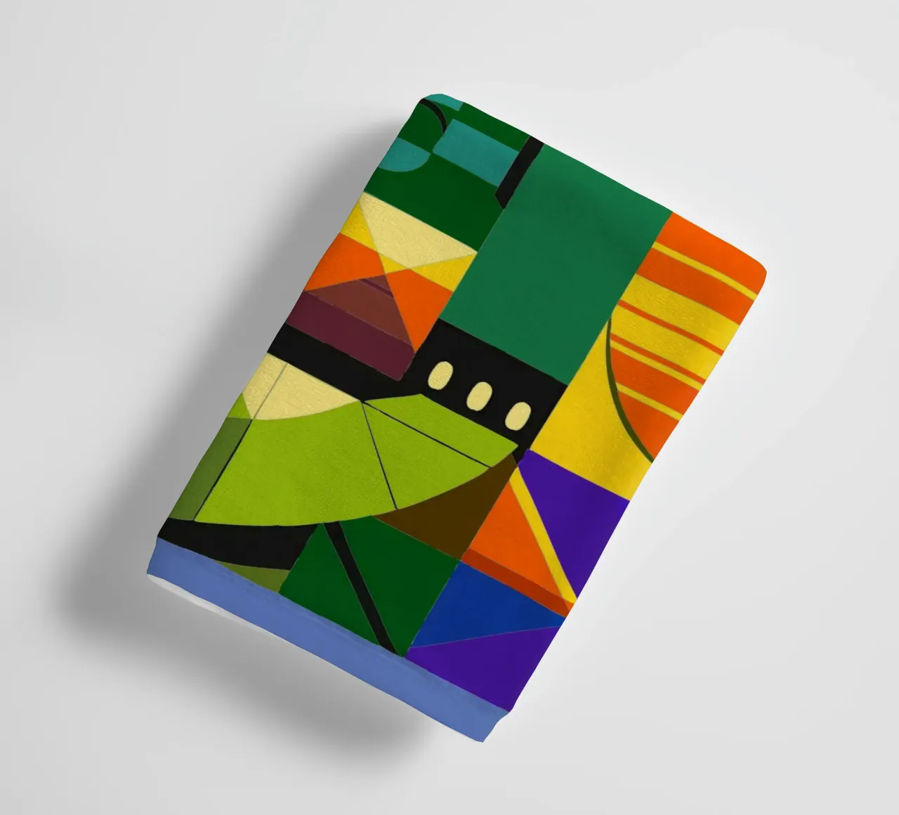 crocodile line geometrics ilustration towel by nemaro