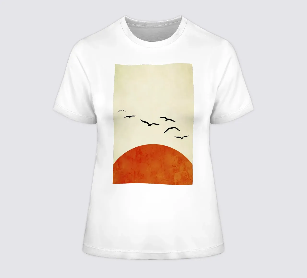 Sunset Dreams women's fitted t-shirt by Kubistika