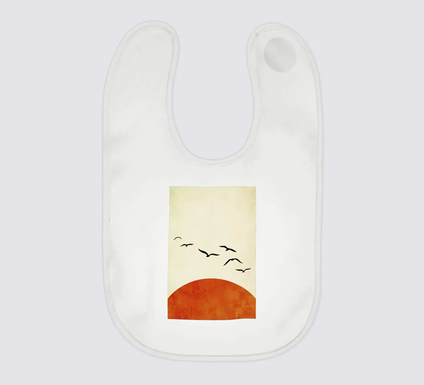 Sunset Dreams baby bib by Kubistika