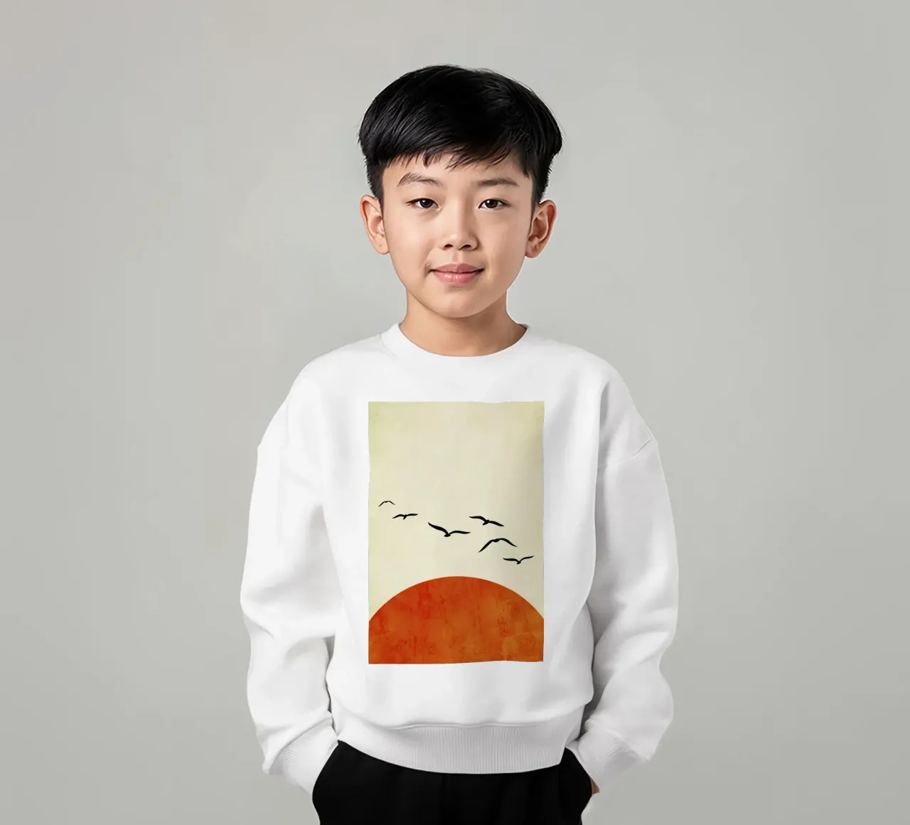 Sunset Dreams felpa bambino da Kubistika