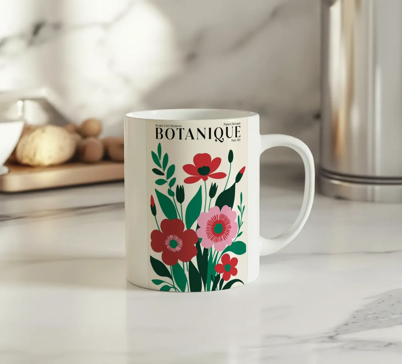 Arte botanica francese tazza in ceramica da FlowersShop