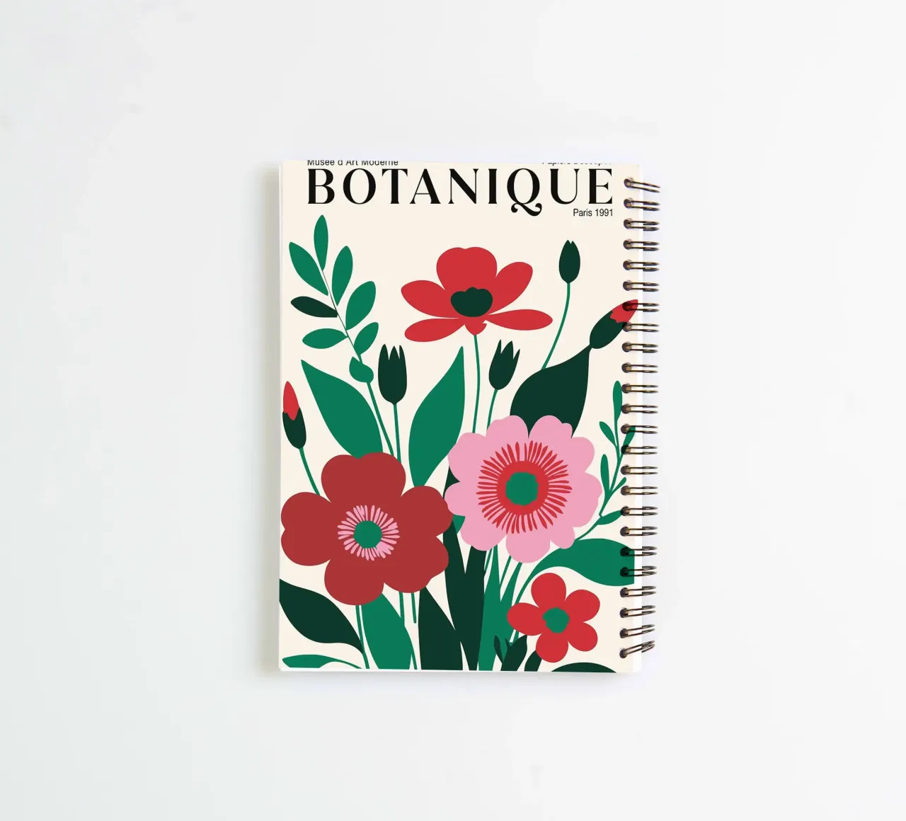 Arte Botánico Francés cuaderno de espiral de FlowersShop