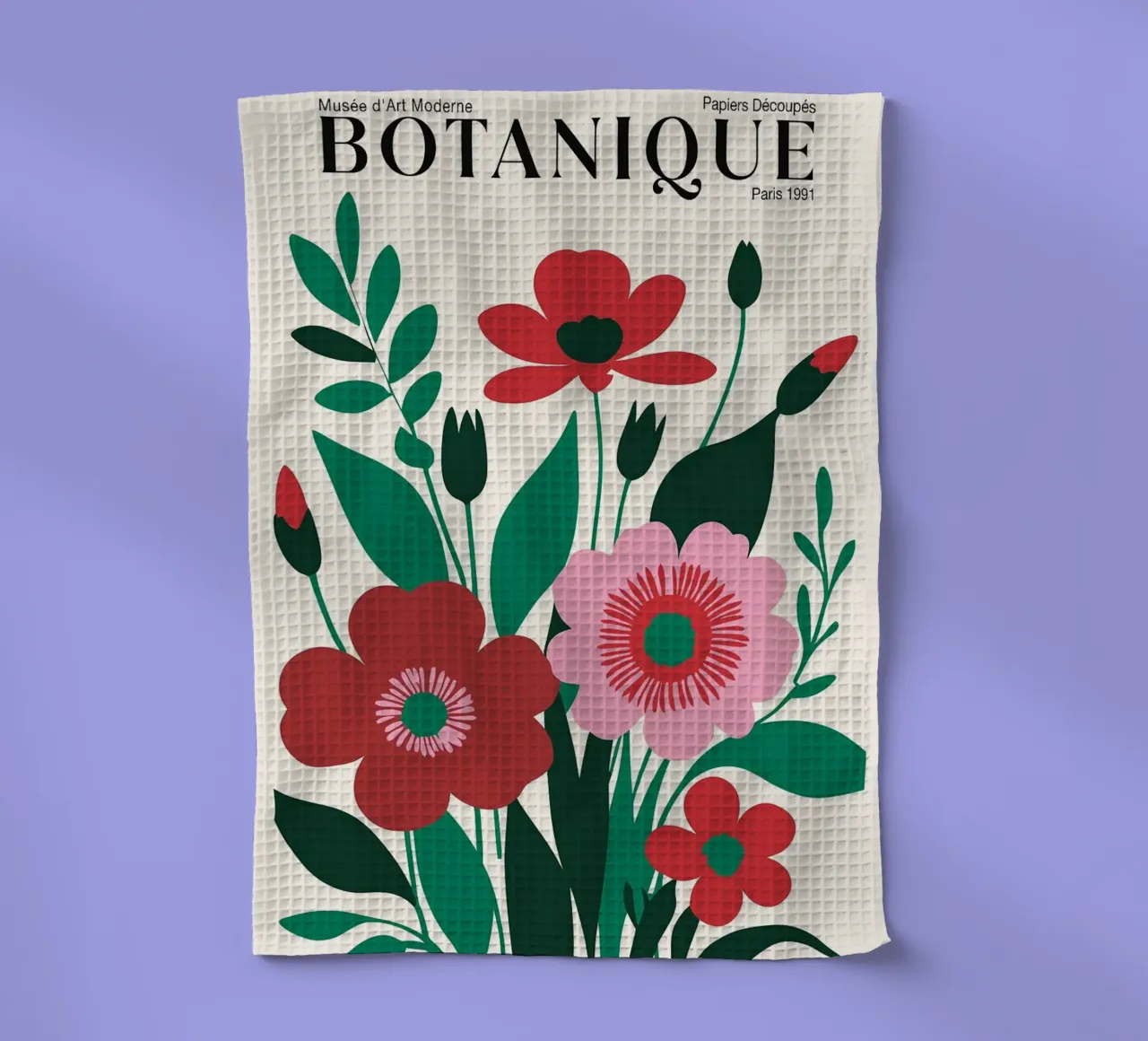 Arte botanica francese canovaccio da cucina da FlowersShop