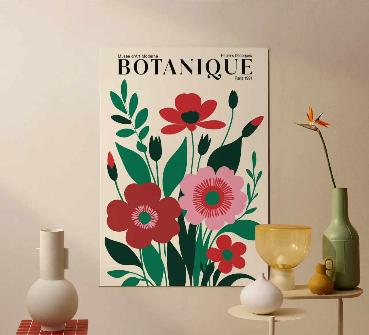 Arte botanica francese alluminio dibond da FlowersShop