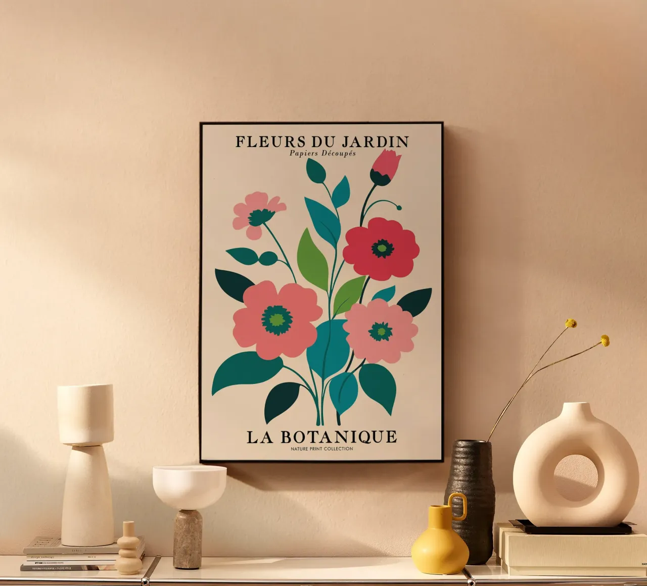Floral Bouquet Illustration acrylic glass by FlowersShop