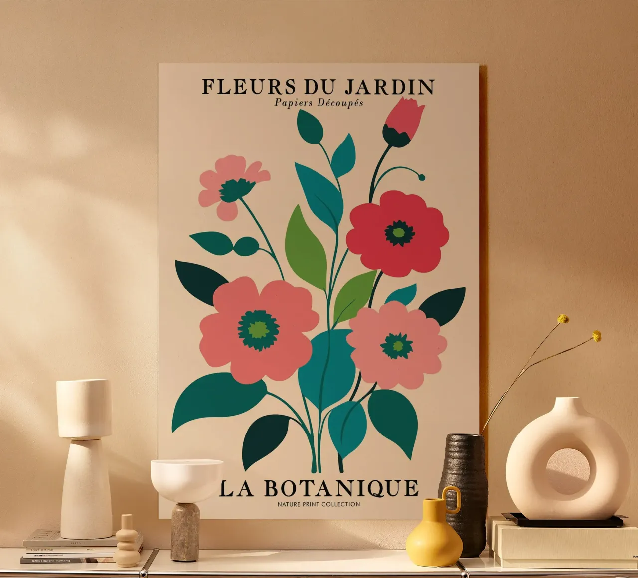 Floral Bouquet Illustration acrylic glass by FlowersShop
