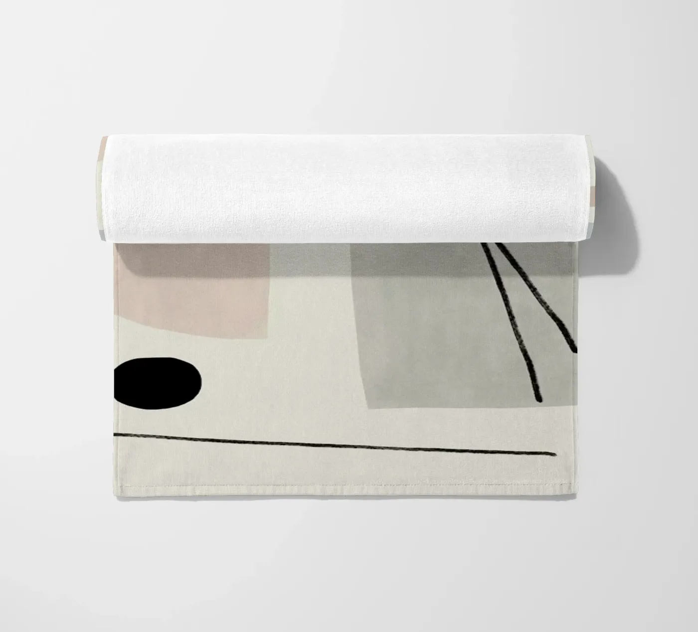 Diffuser beach towel by Kit Agar