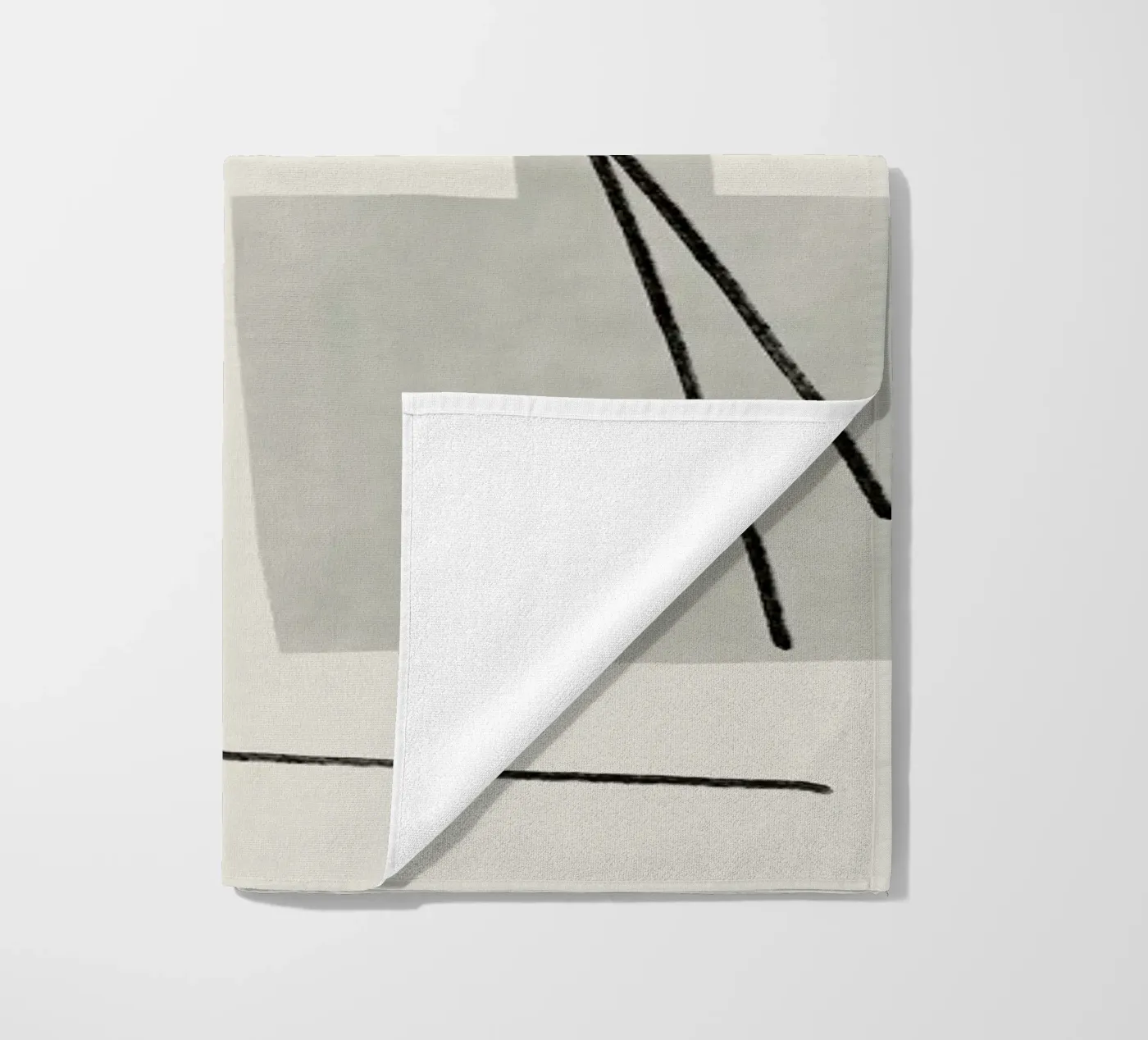 Diffuser beach towel by Kit Agar