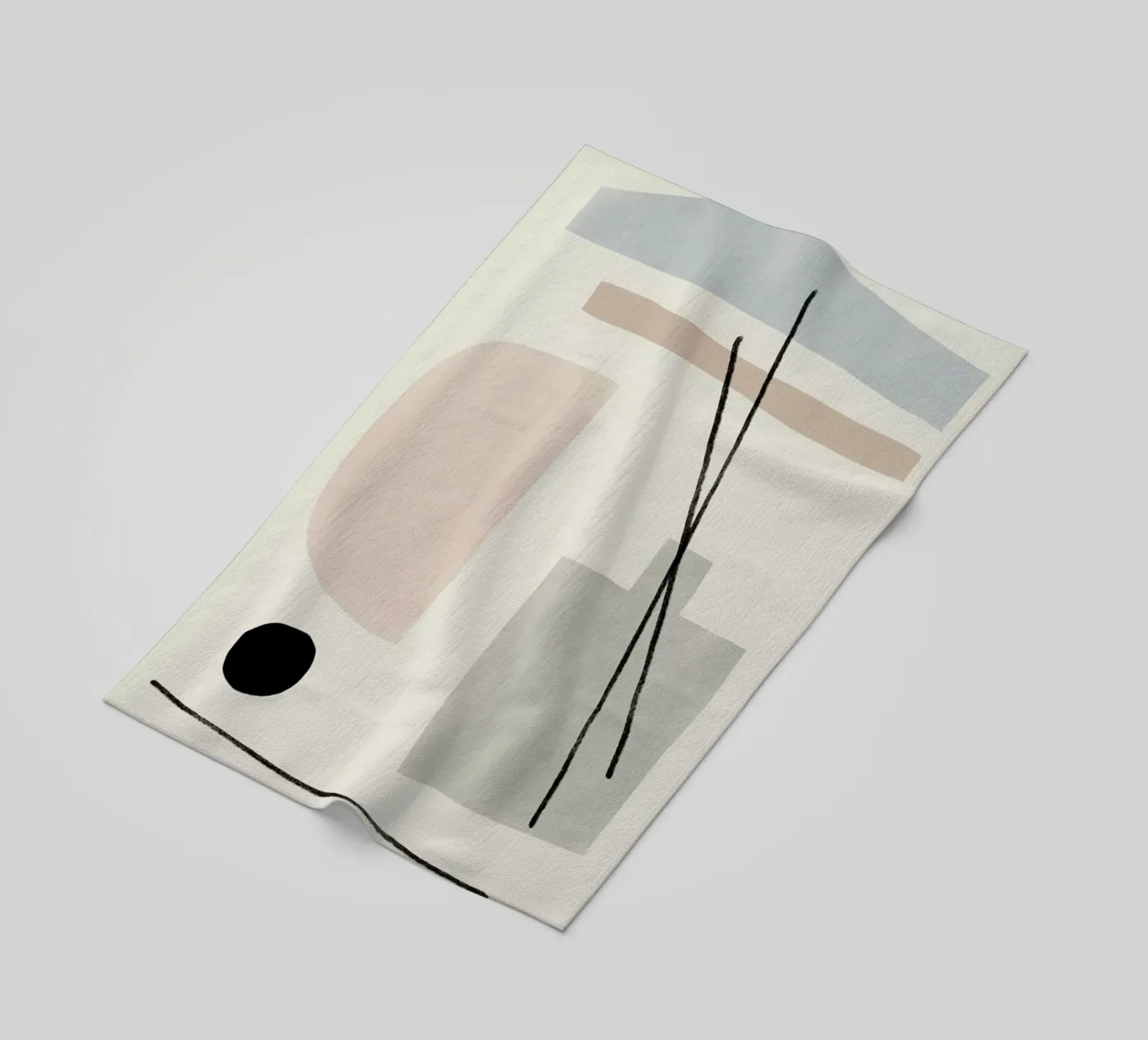 Diffuser beach towel by Kit Agar