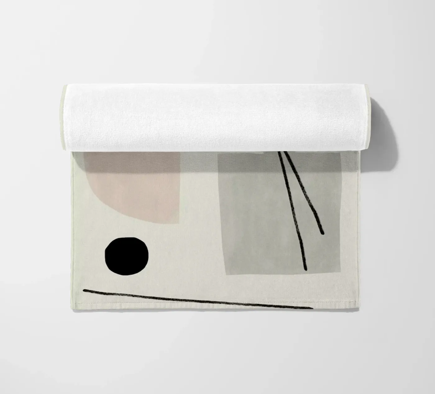 Diffuser beach towel by Kit Agar