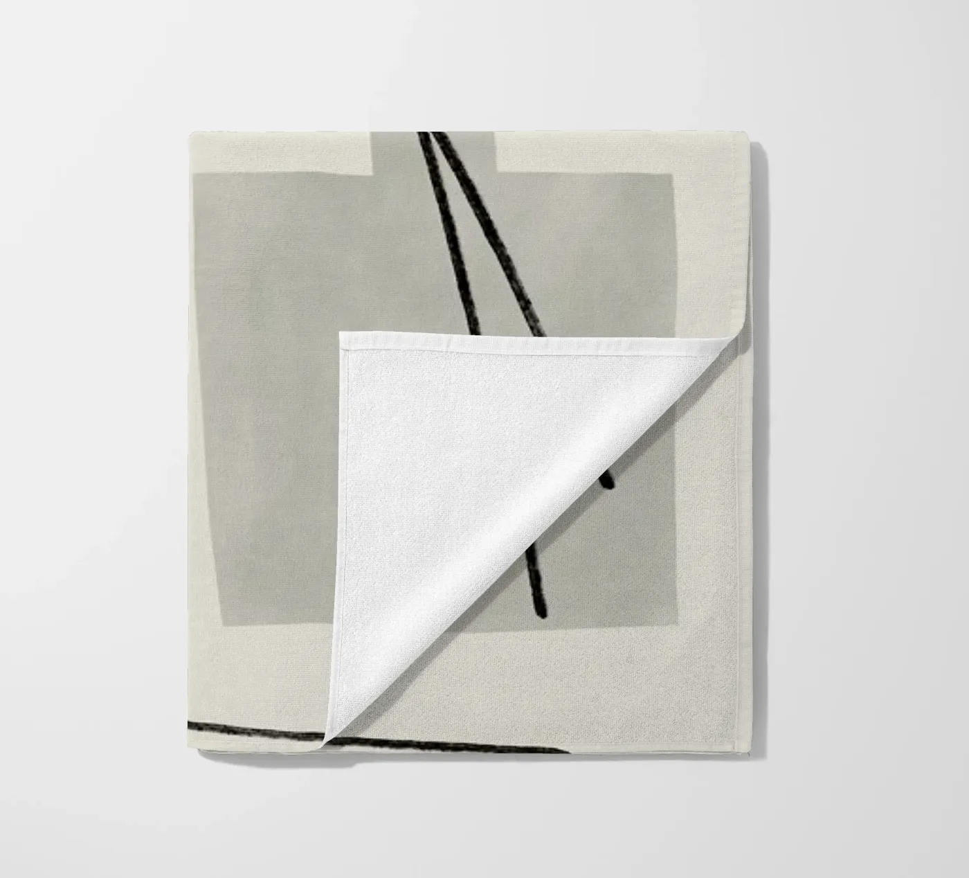 Diffuser beach towel by Kit Agar