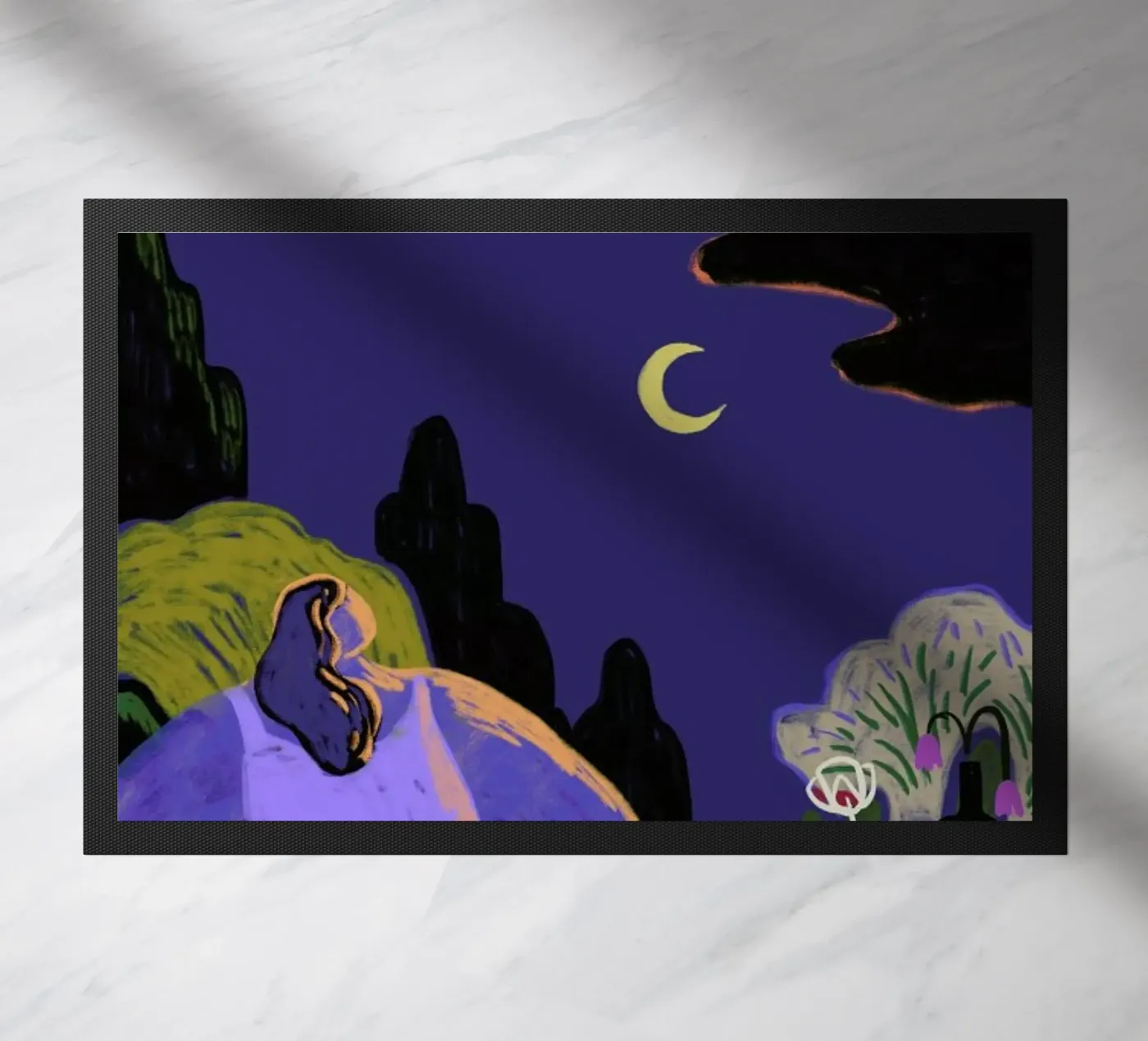 Moonbeam Fußmatte von Arty Guava