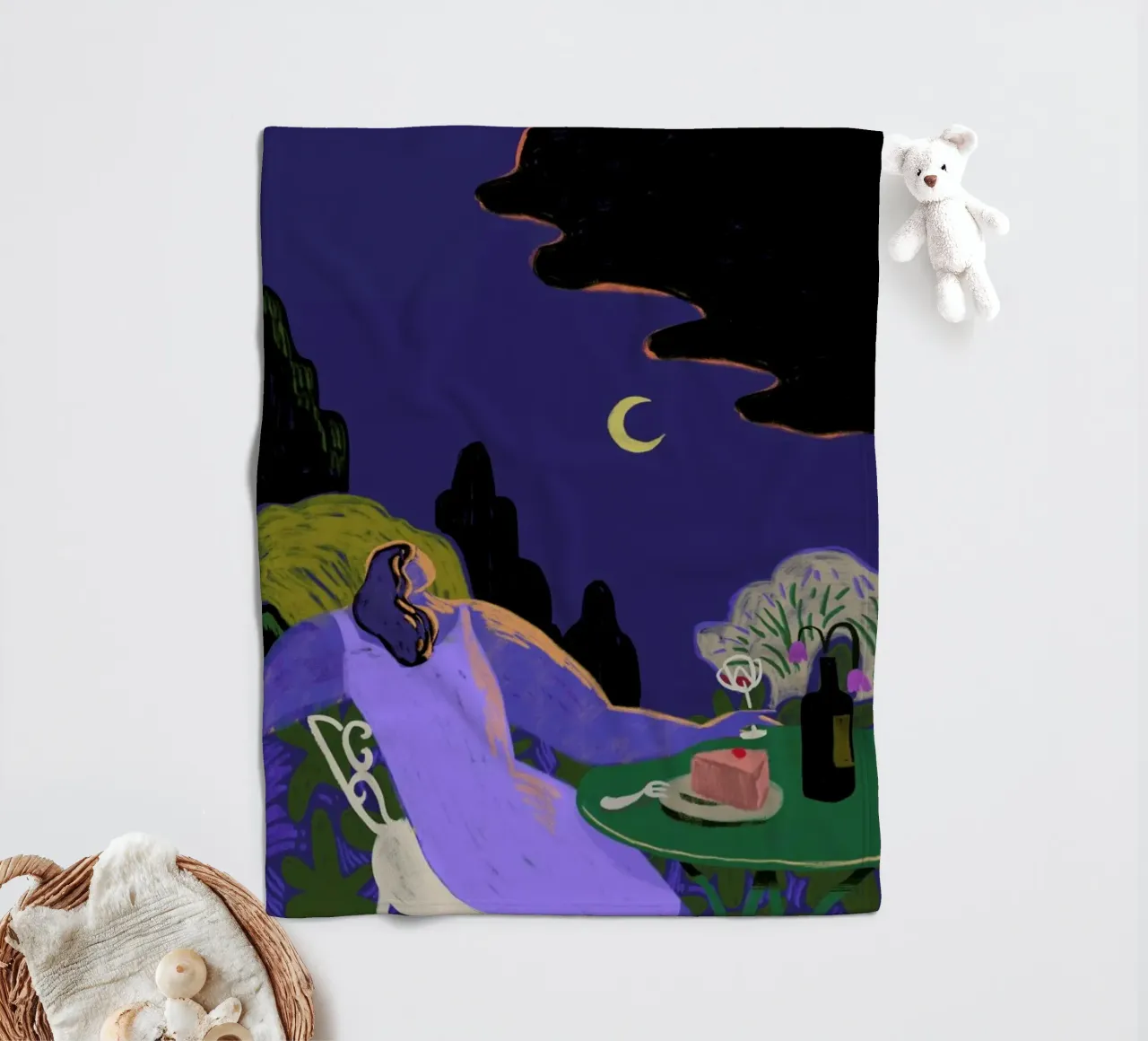 Moonbeam fleecedeken van Arty Guava