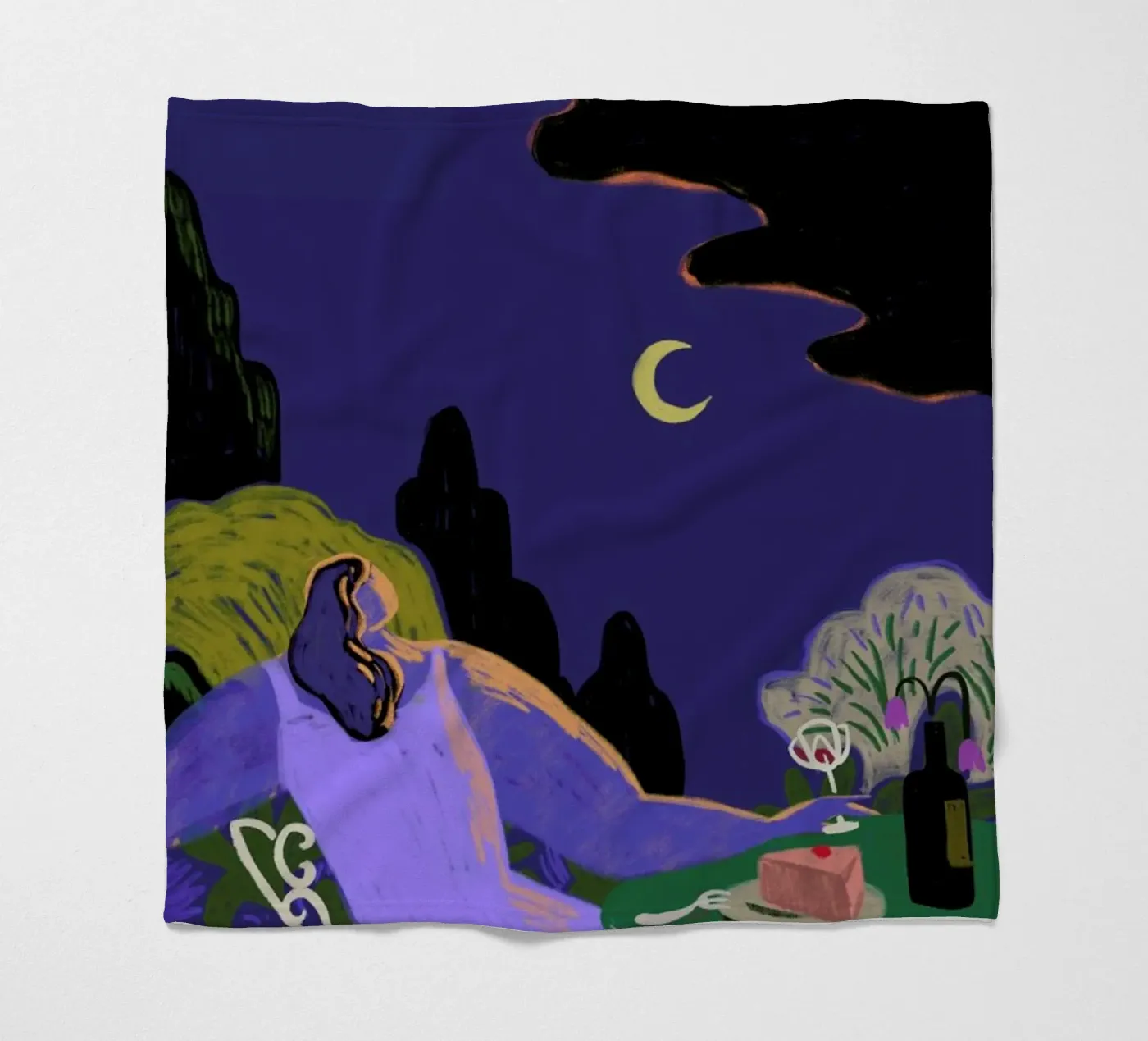 Moonbeam fleecedeken van Arty Guava