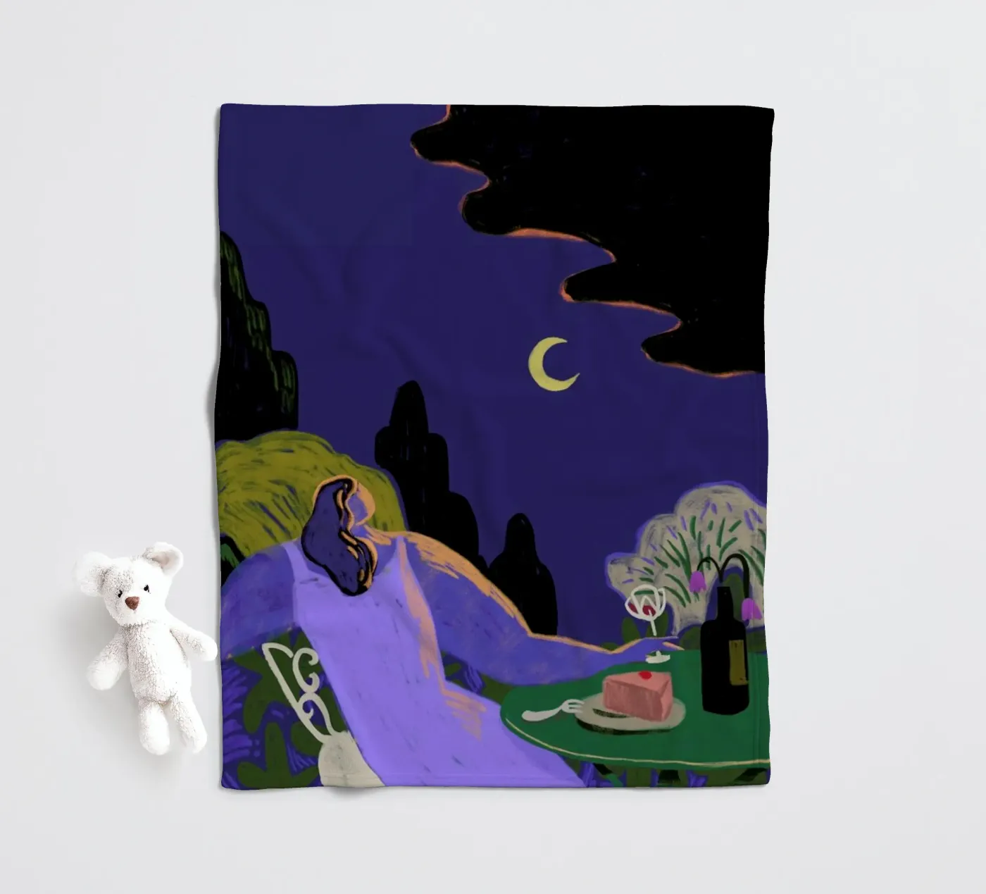 Moonbeam fleecedeken van Arty Guava