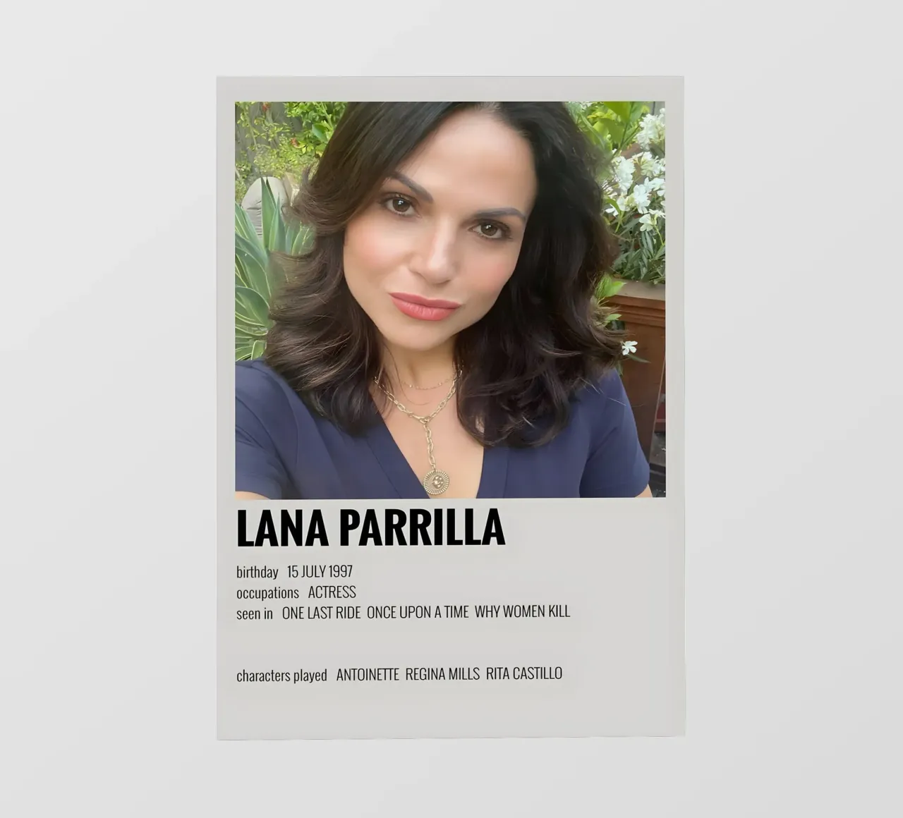 LANA PARRILLA pellicola backlit da MVFminimalist