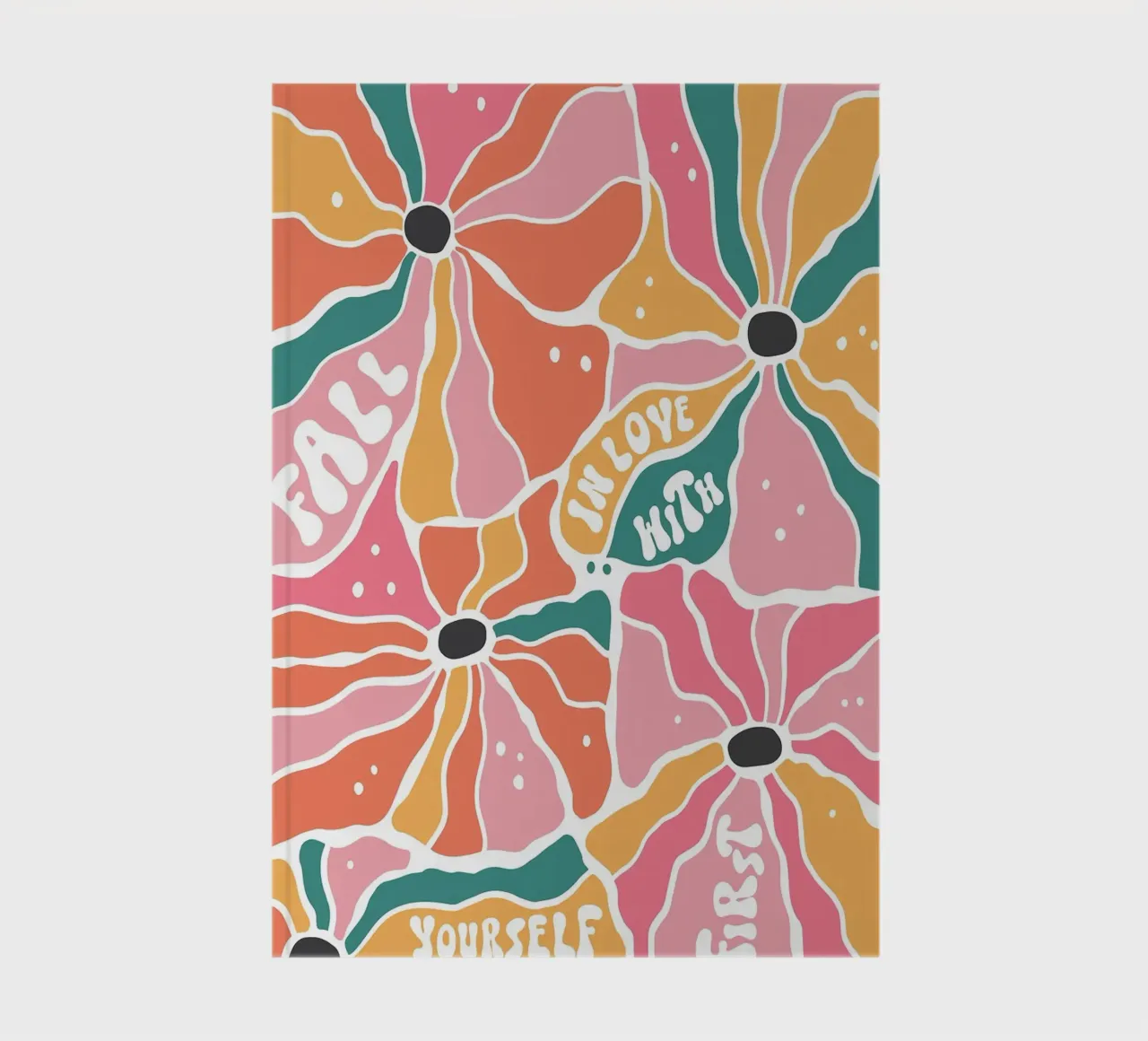 Fall in Love with Yourself First notebook by FlowersShop
