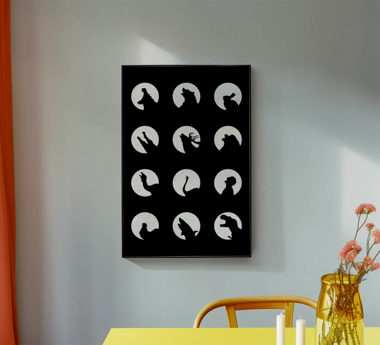 Wolf's Night Off plexiglass da Florent Bodart