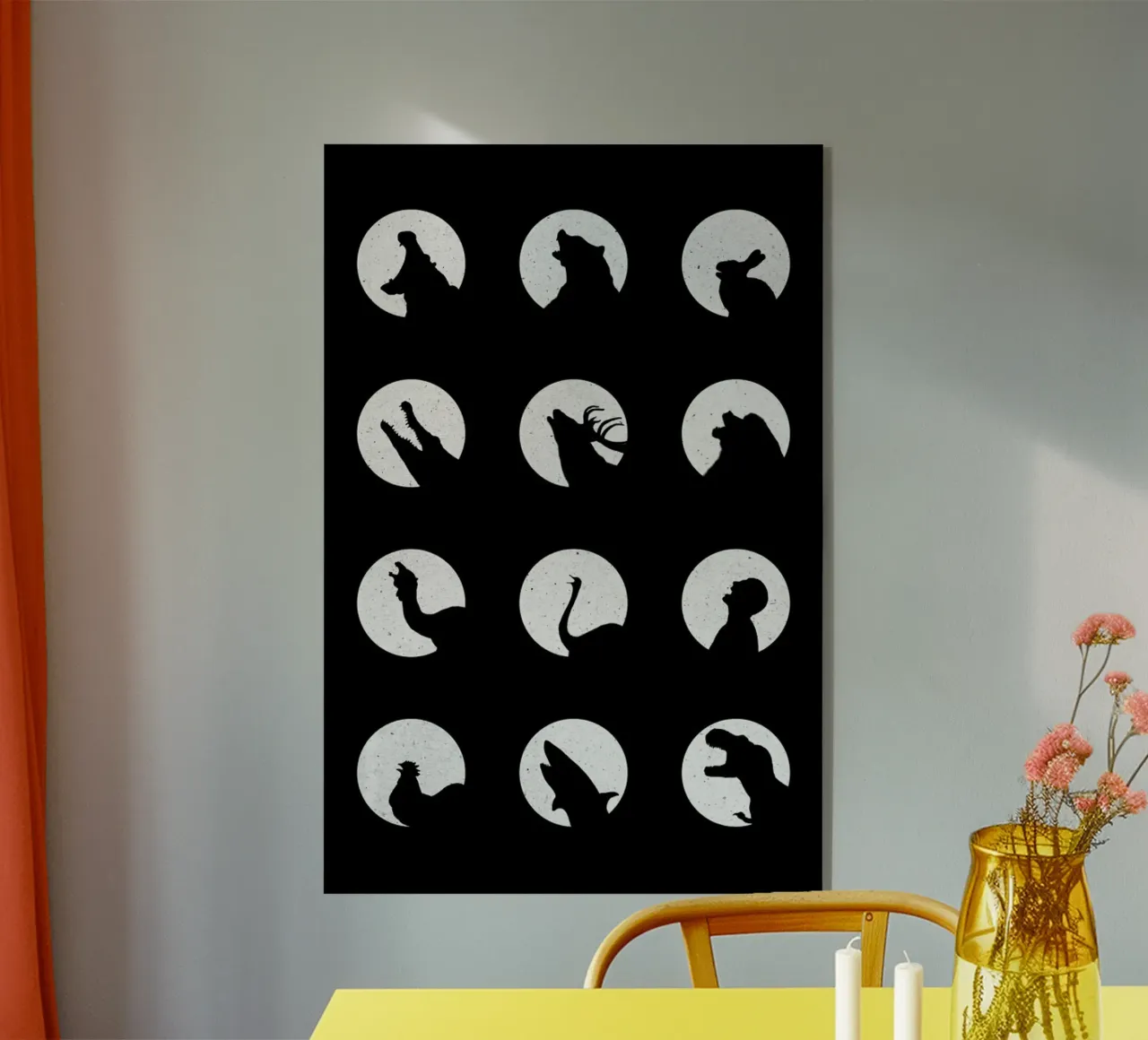 Wolf's Night Off plexiglass da Florent Bodart