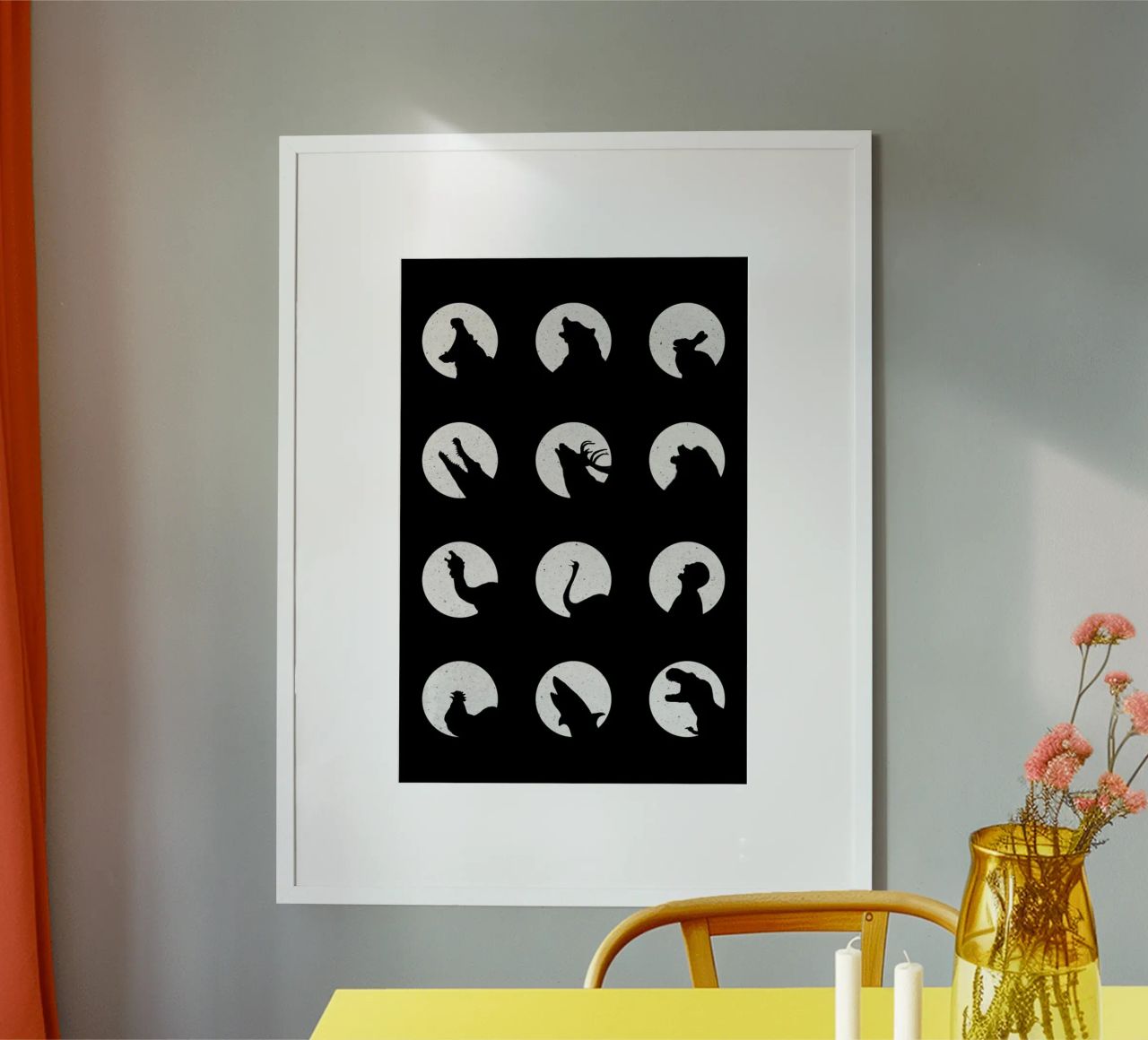 Wolf's Night Off Poster von Florent Bodart