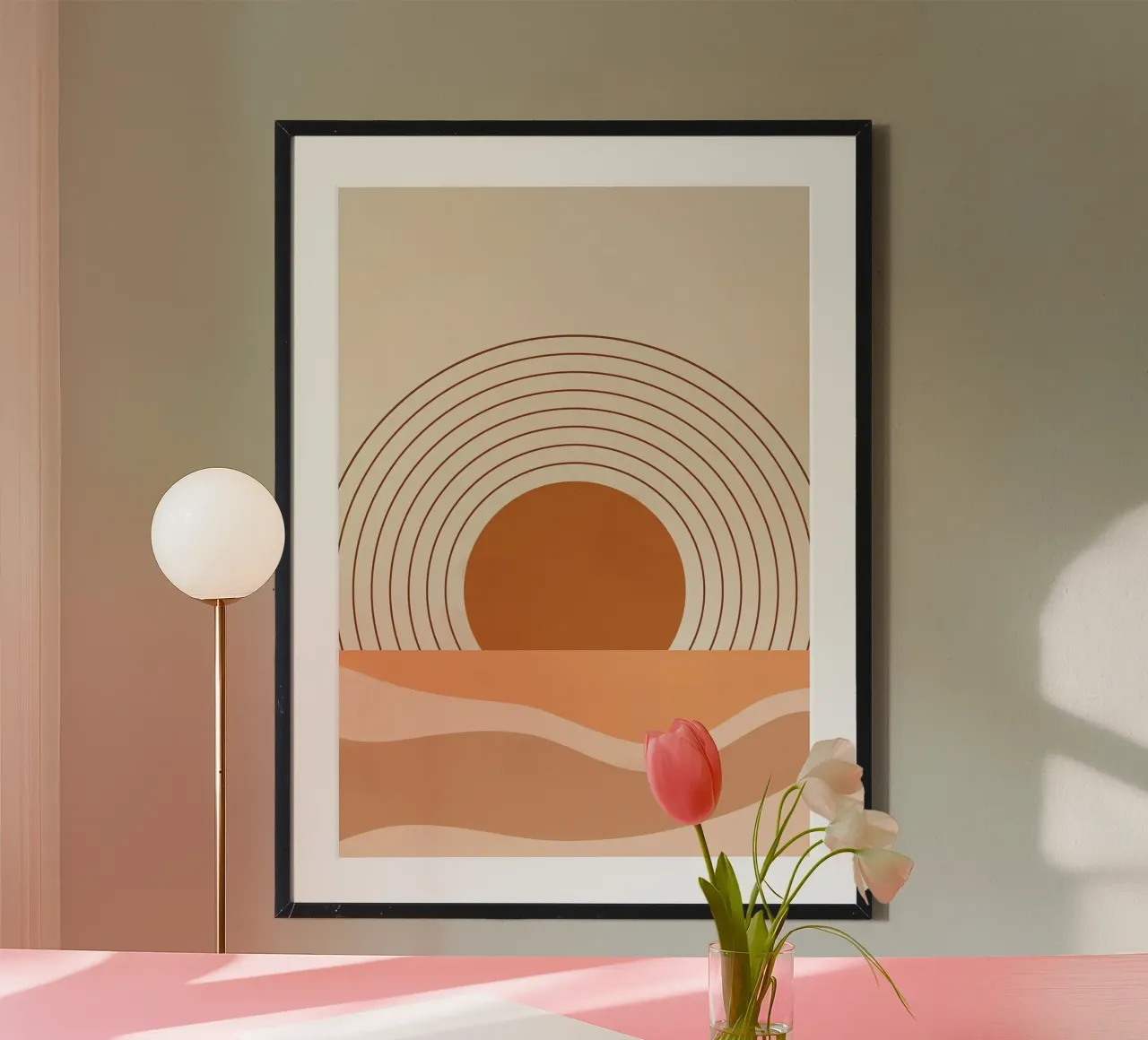Sun Boho Vibes hahnemühle by FlowersShop