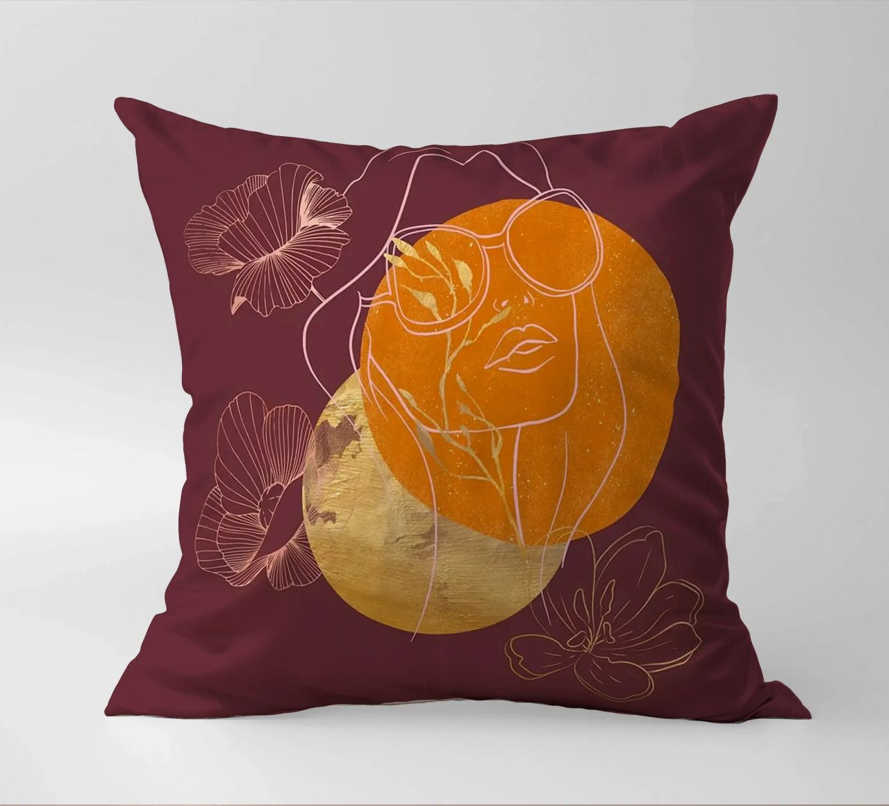 Ragazza Kintsugi in stile bohémien cuscino da FlowersShop