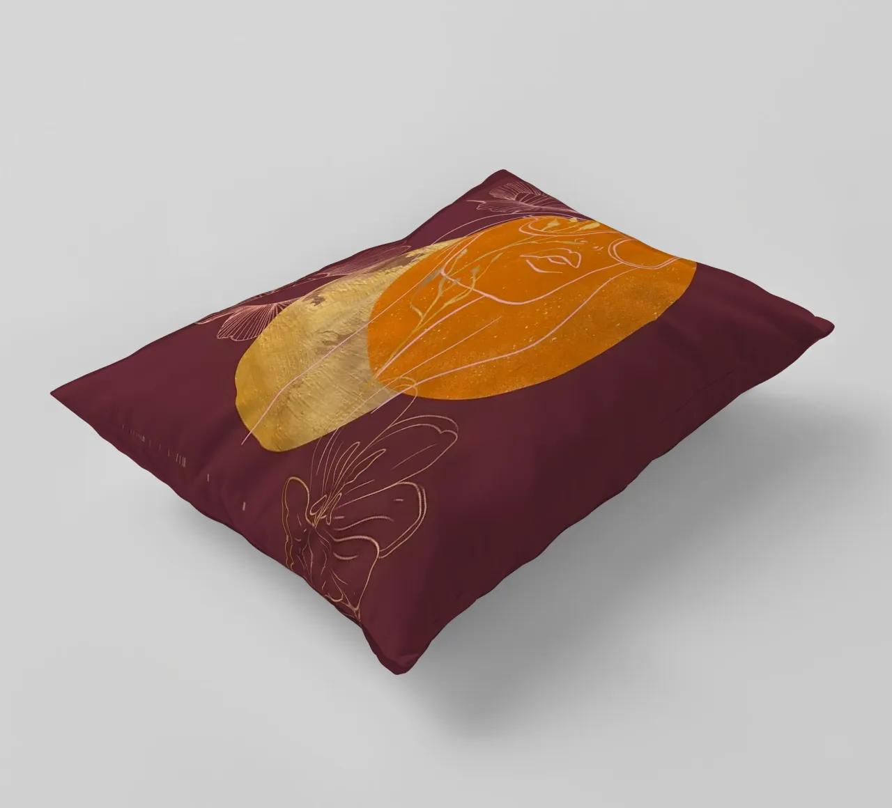 Ragazza Kintsugi in stile bohémien cuscino da FlowersShop