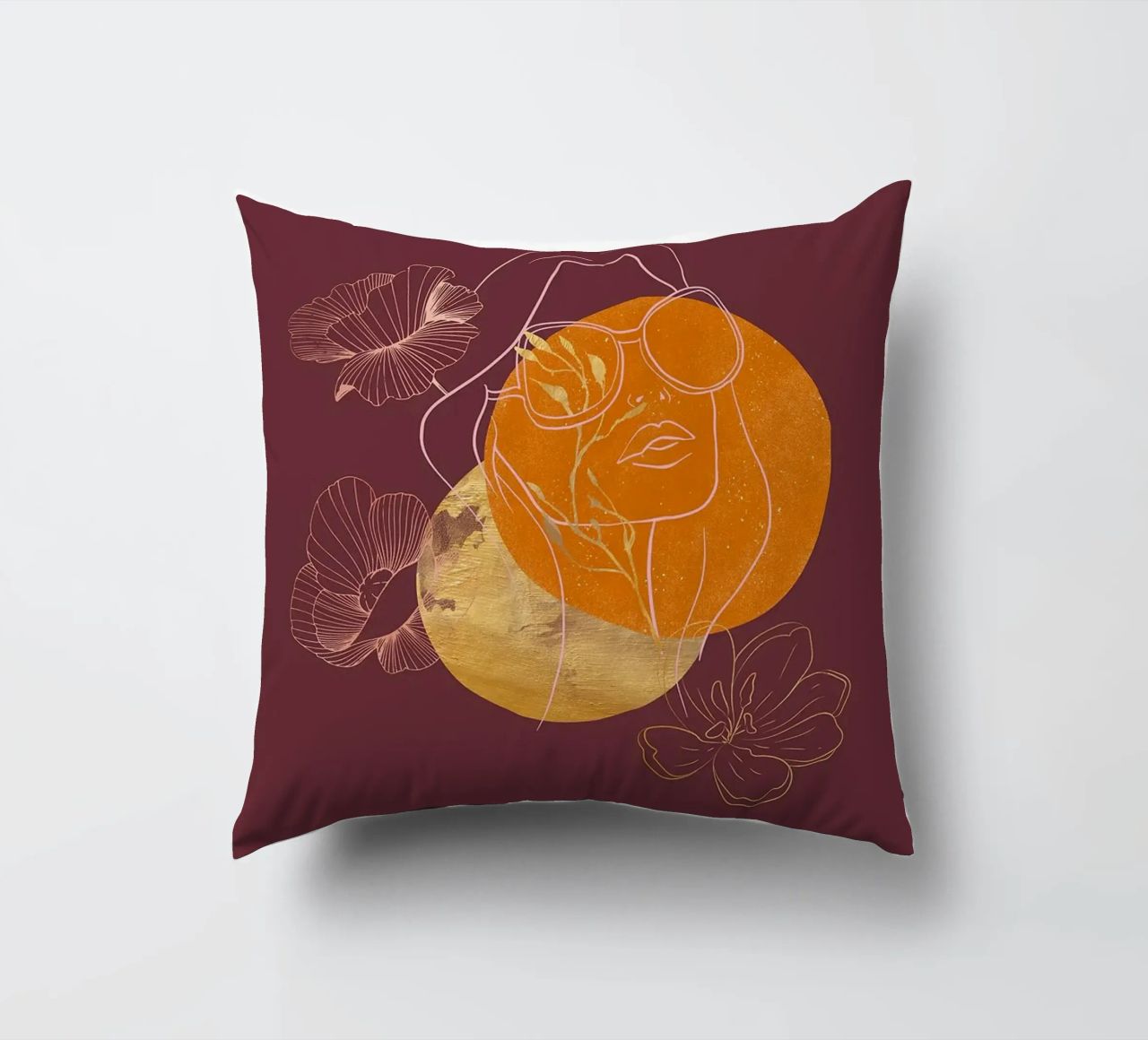 Ragazza Kintsugi in stile bohémien cuscino da FlowersShop