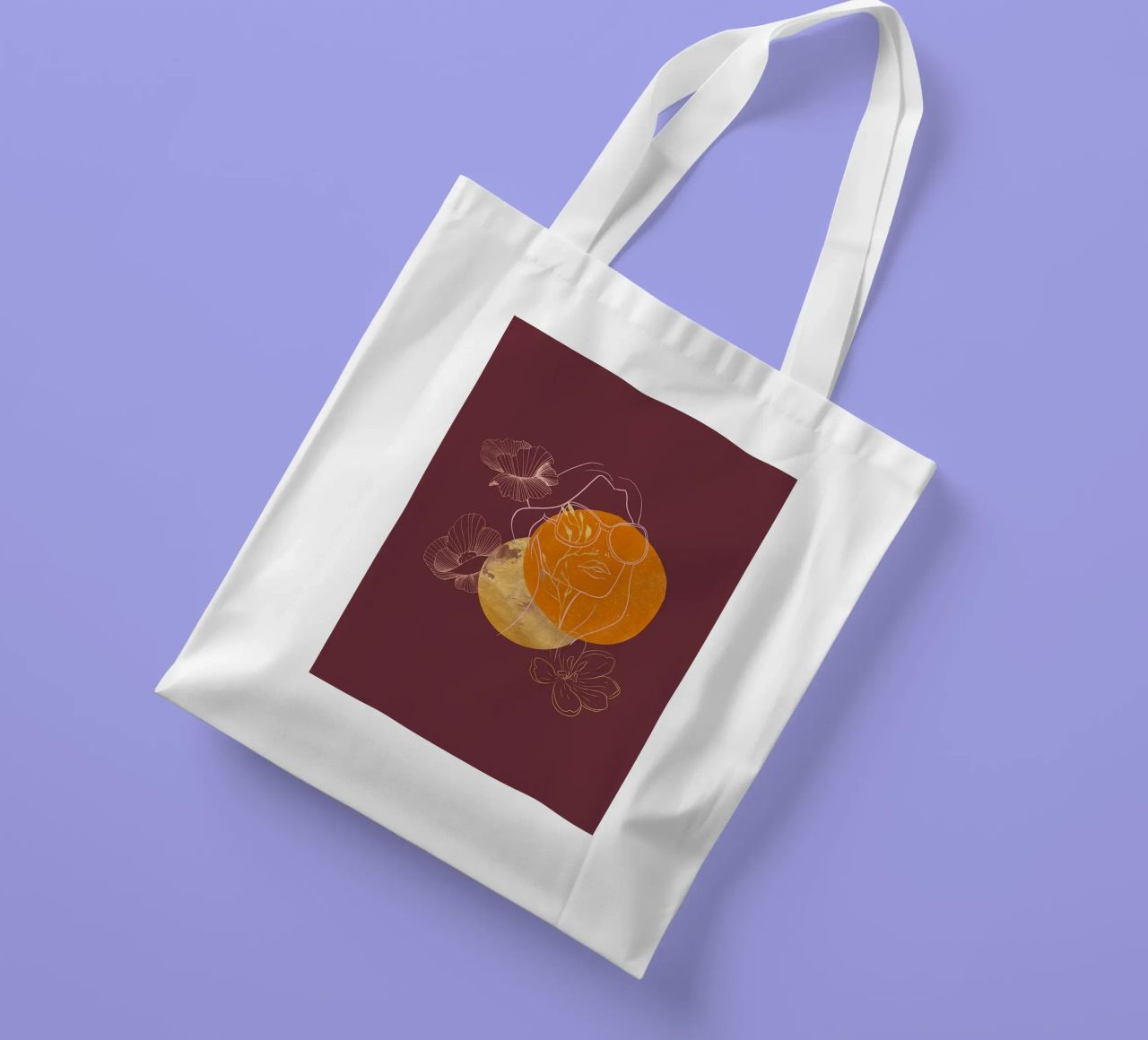Ragazza Kintsugi in stile bohémien borsa in juta da FlowersShop