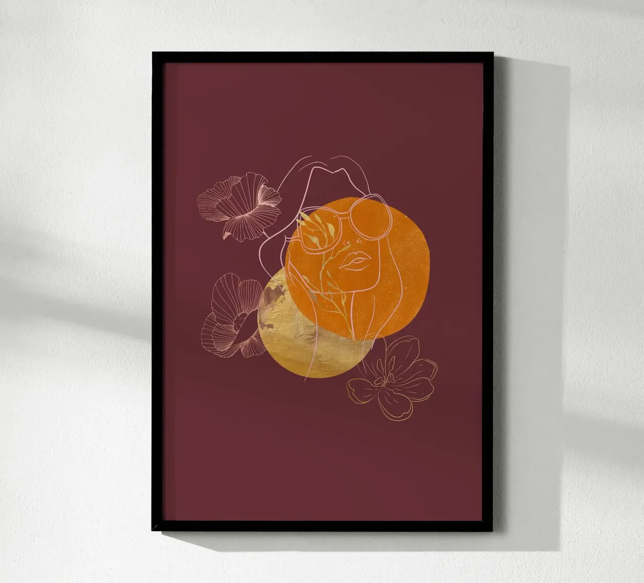 Ragazza Kintsugi in stile bohémien poster da FlowersShop