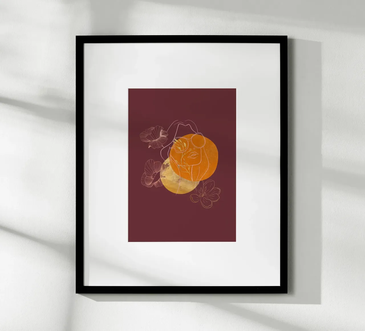 Ragazza Kintsugi in stile bohémien carta hahnemühle da FlowersShop