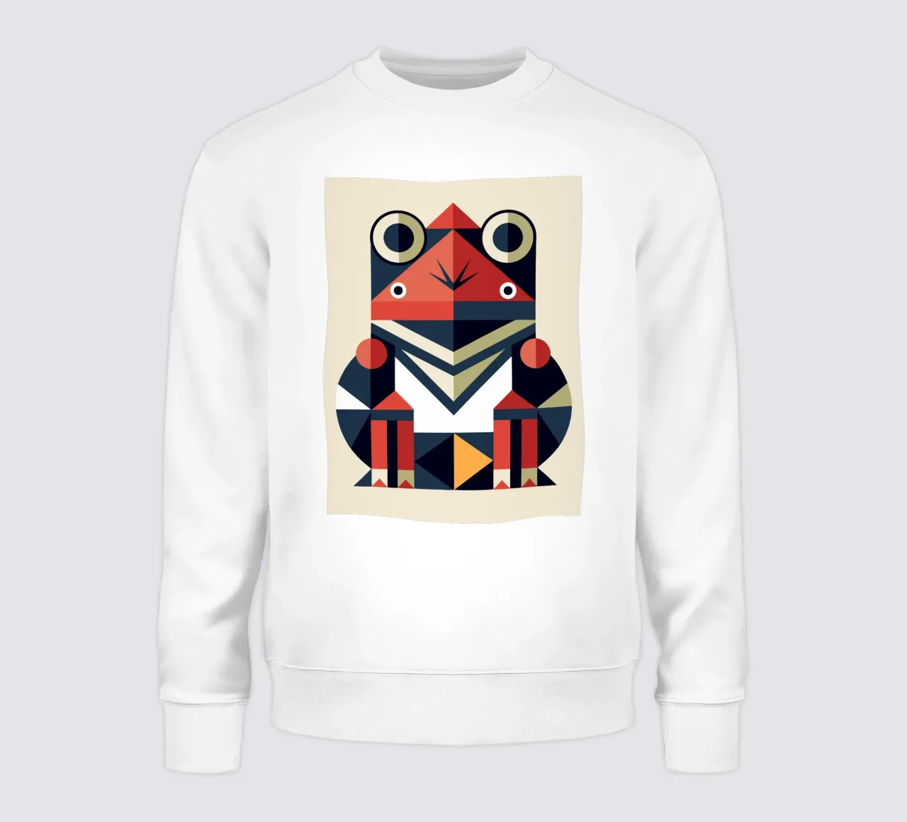 rana geometrica ilustrazione felpa da nemaro