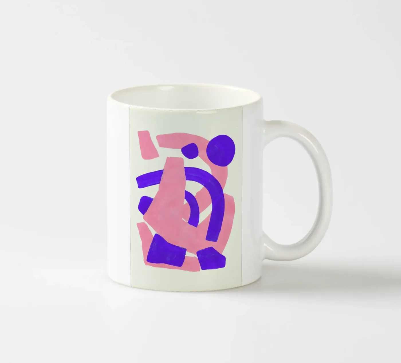 Sound Waves ceramic mug by EnShape