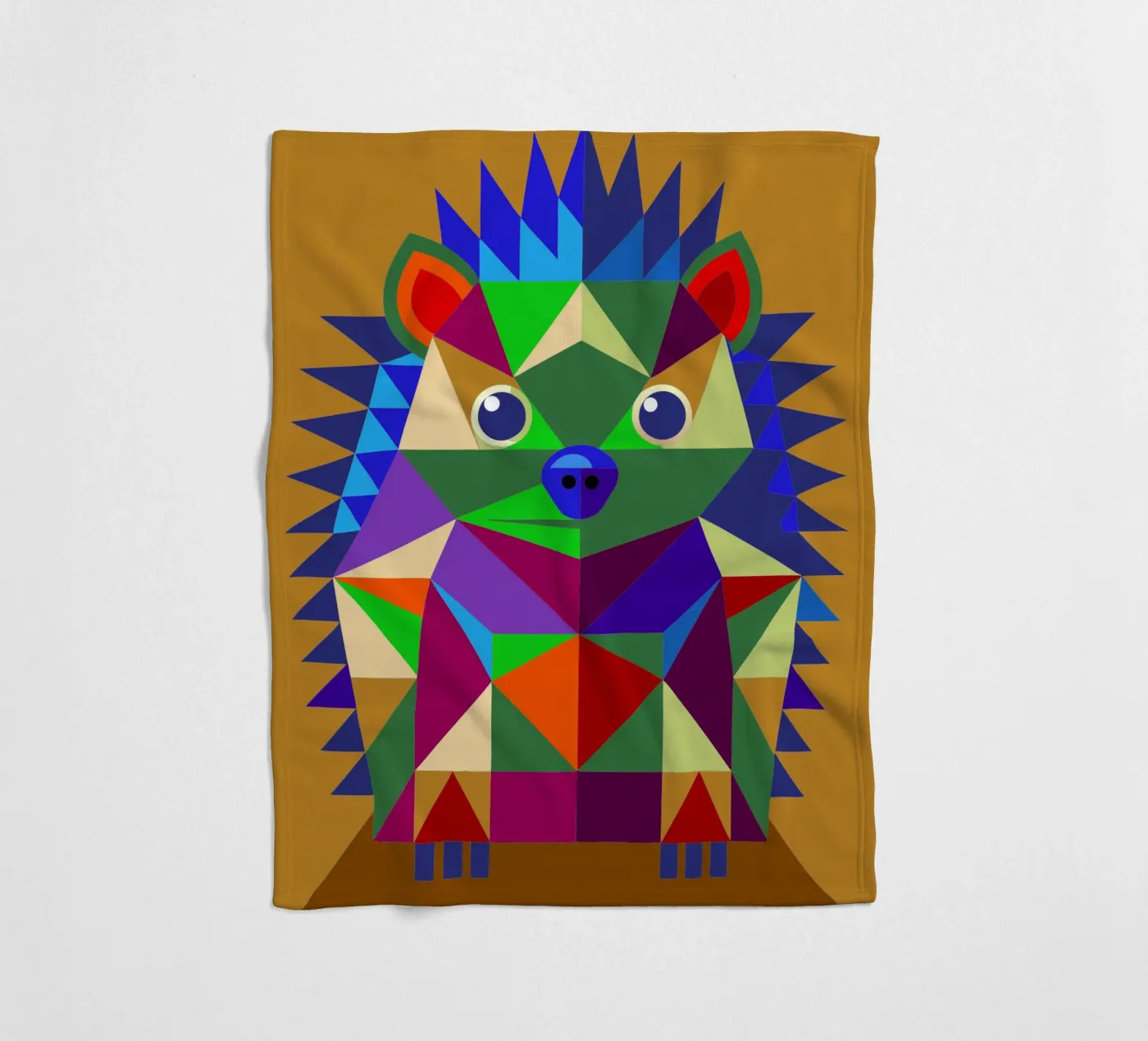 hedgehog fleece blanket by nemaro
