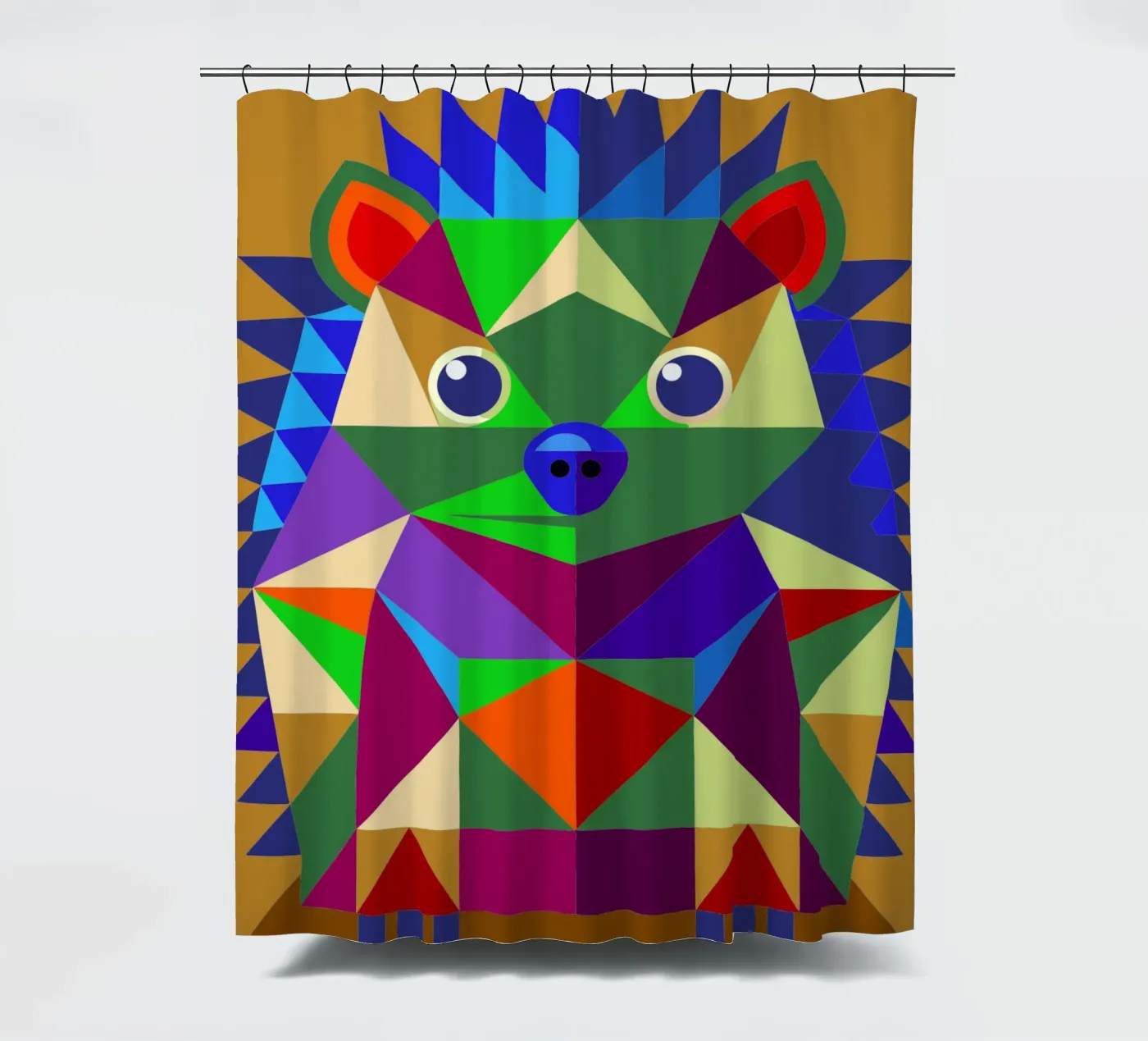 hedgehog Duschvorhang von nemaro