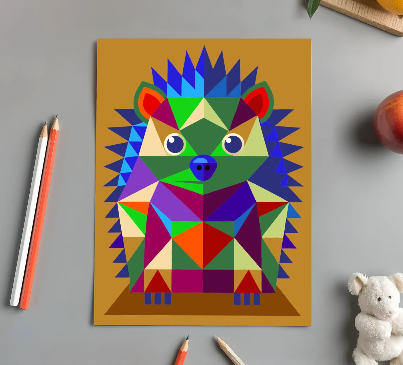 Igel Stickerbogen von nemaro