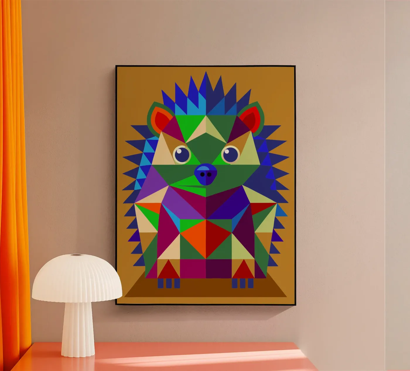 hedgehog Acryl-Glas von nemaro