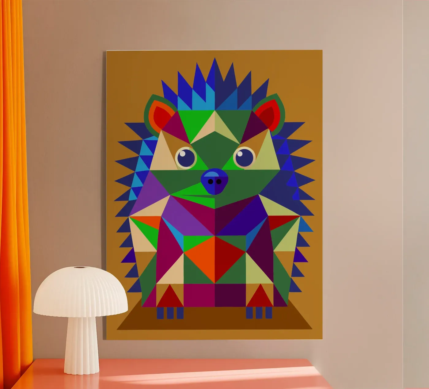 hedgehog Acryl-Glas von nemaro