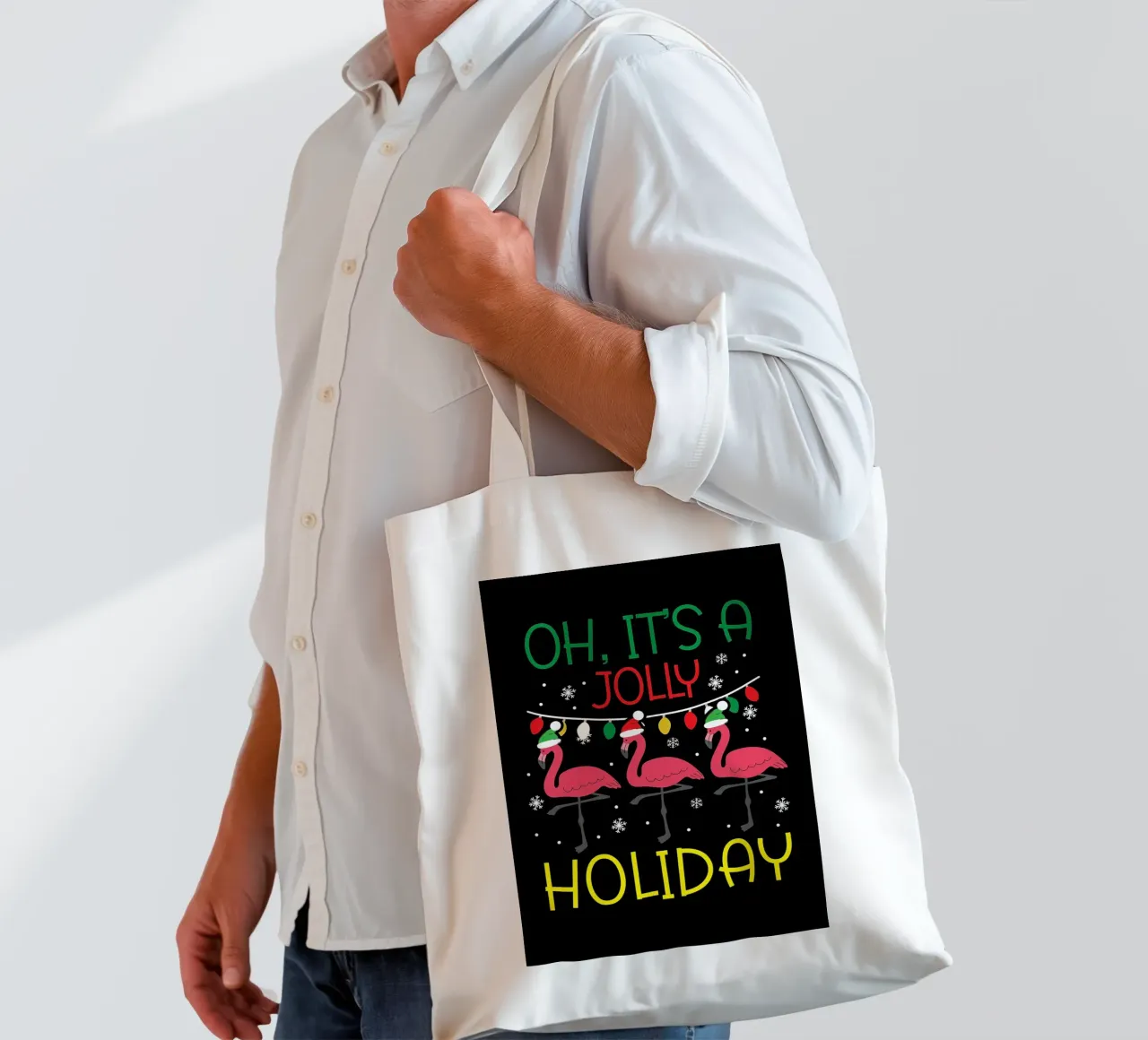 Oh Its A Jolly Holiday borsa in juta da Brandi N Huskey